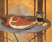 Paul Gauguin Still life with ham (mk07) Germany oil painting reproduction